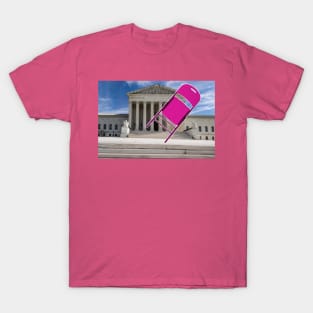 Folding Chair To The Supreme Court - Front T-Shirt